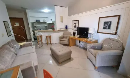 Flat no Sequoia com 1 dorm e 1 vaga de garagem disponível locação em Alphaville