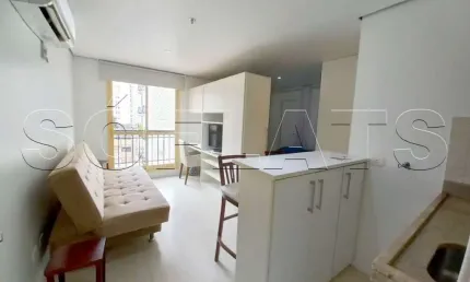 Flat jardins metropolis com 27m², 1 dormitório e 1 vaga disponível para locação.