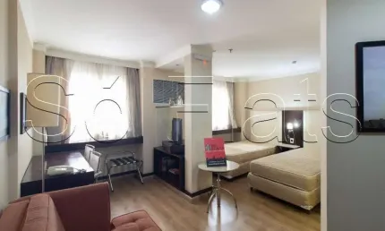 Flat completo a 1 quadra da Av. Paulista, próximo ao prédio da Gazeta e ao Metrô Trianon-Masp.