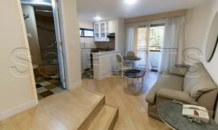 Flat Paulista Wall Street disponível para venda com 48m²e 01 vaga de garagem