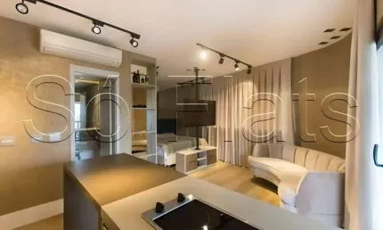 Pininfarina apartamento disponível para locação com 51m², 1 dormitório e 2 vagas de garagem.