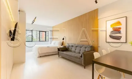 Flat Sol Alphaville disponível para venda com 42m², 01 dorm e 01 vaga de garagem