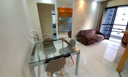 Flat Spazio Vitae disponível para locação com 41m² e  1 vaga de garagem.