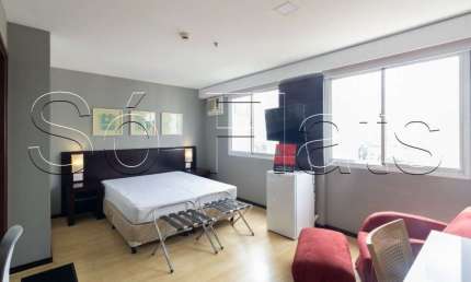 Ótimo flat na Vila Olímpia no Itaim Bibi prox. da Av. Santo Amaro