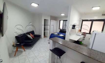 Apartamento próximo da Avenida Nove de Julho disponível para locação com 29m², 1 dorm e 1 vaga.