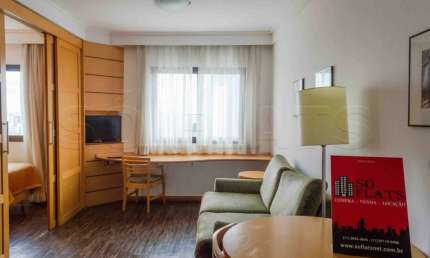 Flat Green Place para locação com 35m², 1 dormitório e 1 vaga de garagem