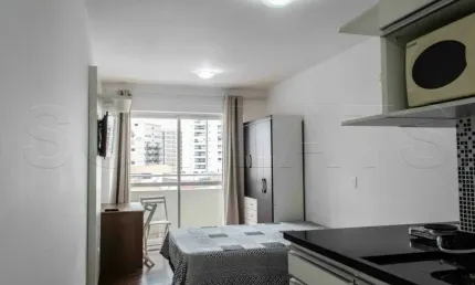 Apartamento no new studio em pinheiros disponível para locação contendo 1 dormitório e 1 vaga
