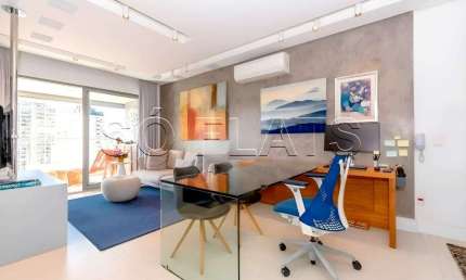 Flat de altíssimo padrão contendo 70m² na Vila Nova Conceição disponível para locação.