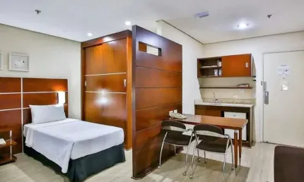 Flat Transamérica Nações Unidas disponível para venda  28m² e 01 vaga de garagem