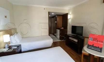 Apto no Mercure Grand Plaza Paulista no Jd Paulista disponível para locação, 1 dormitório e 1 vaga.