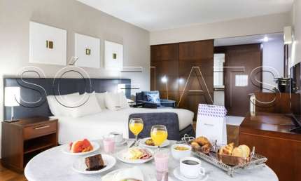 Flat Grand Plaza Paulista, disponível para venda com 32m², 01 dorm e 01 vaga