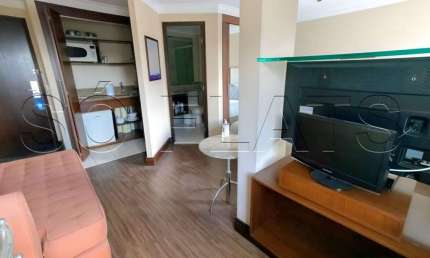 Flat Transamérica International Plaza disponível para venda com 54m² e 02 vagas de garagem