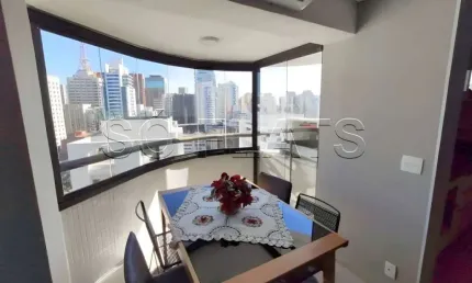 Flat Paulista Wall Street disponível para venda com 51m², 01 dorm e 01 vaga