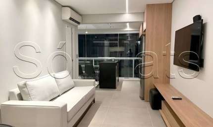 Apartamento na vila olímpia com 01 dormitório e varanda gourmet