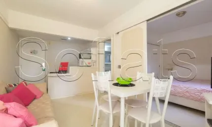 Apto new citi com 32m² disponível para locação mobiliado no itaim bibi próximo a av. 9 de julho.