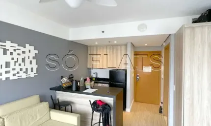 Apartamento Comfort Alphaville com 1 dorm disponível para locação possui fácil acesso a São Paulo