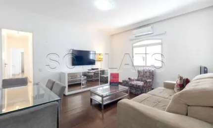 Apartamento mobiliado com 2 dorms e 1 vaga de garagem disponível para locação na região dos Jardins