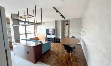 Apartamento residencial mobiliado no Itaim Bibi disponível para locação com 2 dormitórios e 1 vaga