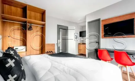 Flat interative disponível para venda com 23m², 01 dorm e 01 vaga