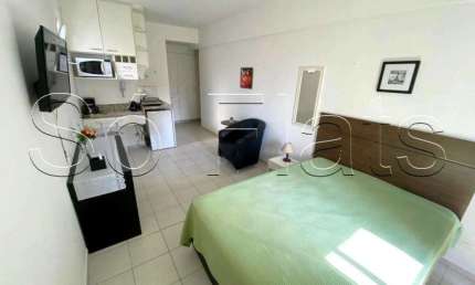 Apto no New Studio contendo 27m², 1 dormitório e 1 vaga, disponível para locação em Pinheiros.