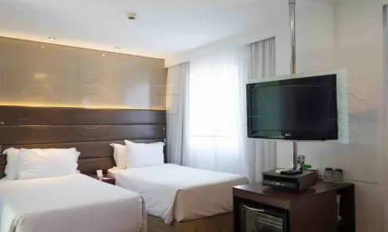 Flat com 40m² 1 dorm 1 vaga para locação na vila olímpia