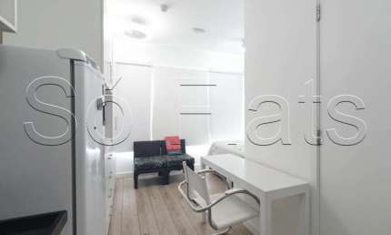 Flat estilo Studio disponível para locação contendo 25m² e 1 dormitório próx do Hospital São Paulo.