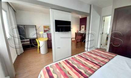 Apartamento no Quality Alphaville 32m² 1 dormitório 1 vaga disponível para locação em Alphaville.