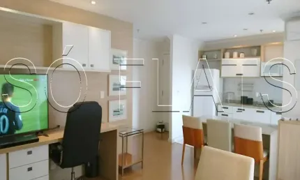 Flat moderno e todo mobiliado disponível para locação próx do Shop Vila Olimpia Av, dos Bandeirantes