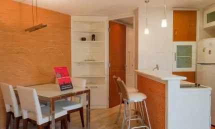 Flat Transamérica Higienópolis Classic disponível para venda com 39m² e 01 vaga de garagem