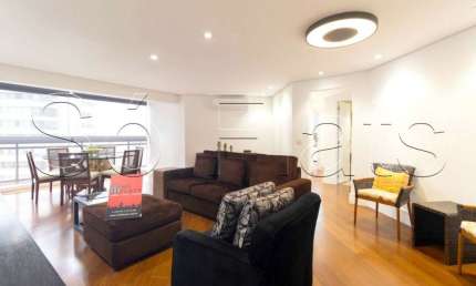 Apto no The Sutton House com 120m² 2 dormitórios 3 vagas no Ibirapuera disponível para locação.