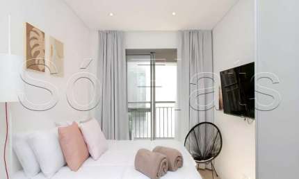 Lindo Residencial Think Home República disponível para venda com 21m² e 1 dormitório