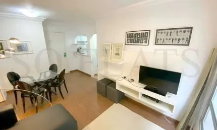 Flat Saint Thomas totalmente mobiliado à venda no Jardim Paulista.