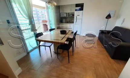 Estanconfor Villa Paulista, Flat disponível para venda com 57m², 02 dorms e 01 vaga
