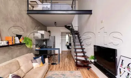 Apartamento com 1 quarto à venda na Rua Flórida, 1790, Brooklin, São Paulo