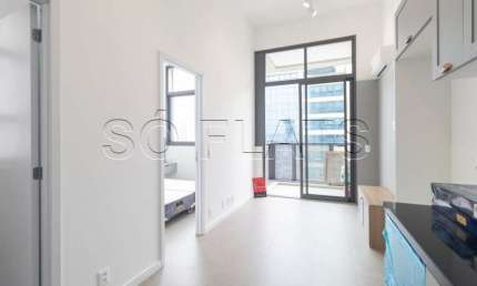 Apartamento disponível para locação em Moema contendo 34m², 1 dormitório e 1 vaga de garagem.