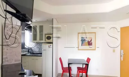 Flat Tsue Bienal disponível para venda com 26m², 01 dorm e 01 vaga de garagem