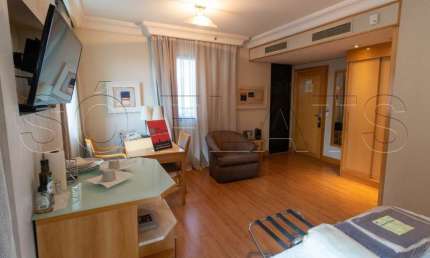 Tryp Higienópolis - Flat próximo ao Mackenzie totalmente mobiliado e com entrada imediata.