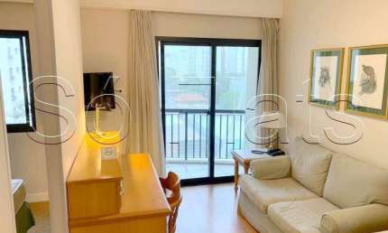 Flat Estanplaza Ibirapuera disponível para venda com 31m², 01 dormitório e 01 vaga de garagem