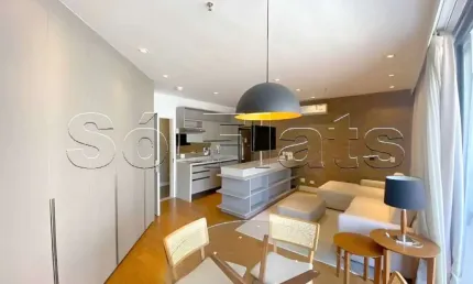 Na Vila Olímpia Flat com Excelente Localização 61m²