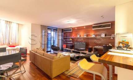 Flat no Staybridge de alto padrão no Itaim Bibi próximo ao Parque do Ibirapuera disponível locação.