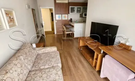 Flat em são caetano contendo 37m² 1 dormitório e 1 vaga disponível para locação.