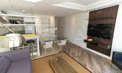 Flat na vila olímpia, próximo da a av santo amaro e av brigadeiro faria lima