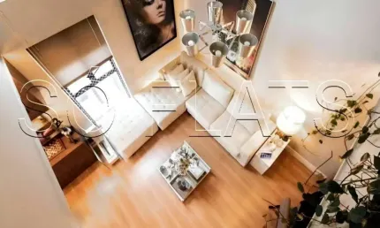 Apartamento mobiliado com 90m², próximo a Av. Santo Amaro