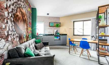 Flat Hampton Park disponível para venda com 29m², 01 dorm e 01 vaga de garagem