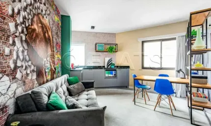 Flat Hampton Park disponível para venda com 29m², 01 dorm e 01 vaga de garagem