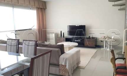 Lindo flat, prox ao Shoppings Alpha, Flamingo, Rpd. Pres. Castelo Branco. Fácil acesso a São Paulo