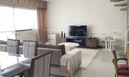 Lindo flat, prox ao Shoppings Alpha, Flamingo, Rpd. Pres. Castelo Branco. Fácil acesso a São Paulo