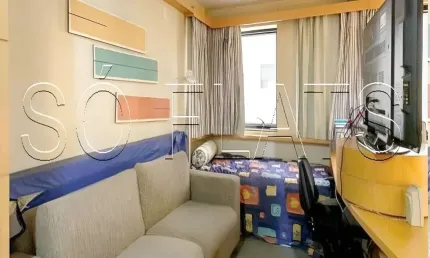 Flat Transamérica Jardins disponível para venda com 28m², 01 dorm e 01 vaga de garagem