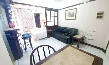 Flat Champ´s Elysées disponível para venda com 33m², 01 dormitório e 01 vaga de garagem