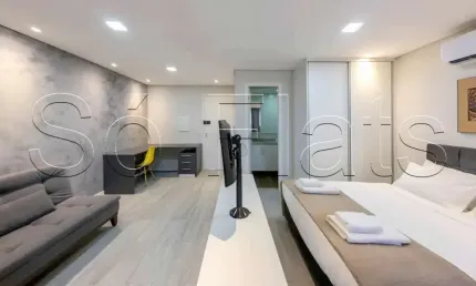 Residencial summit pinheiros disponível para venda com 35m², 01 dormitório e 01 vaga de garagem